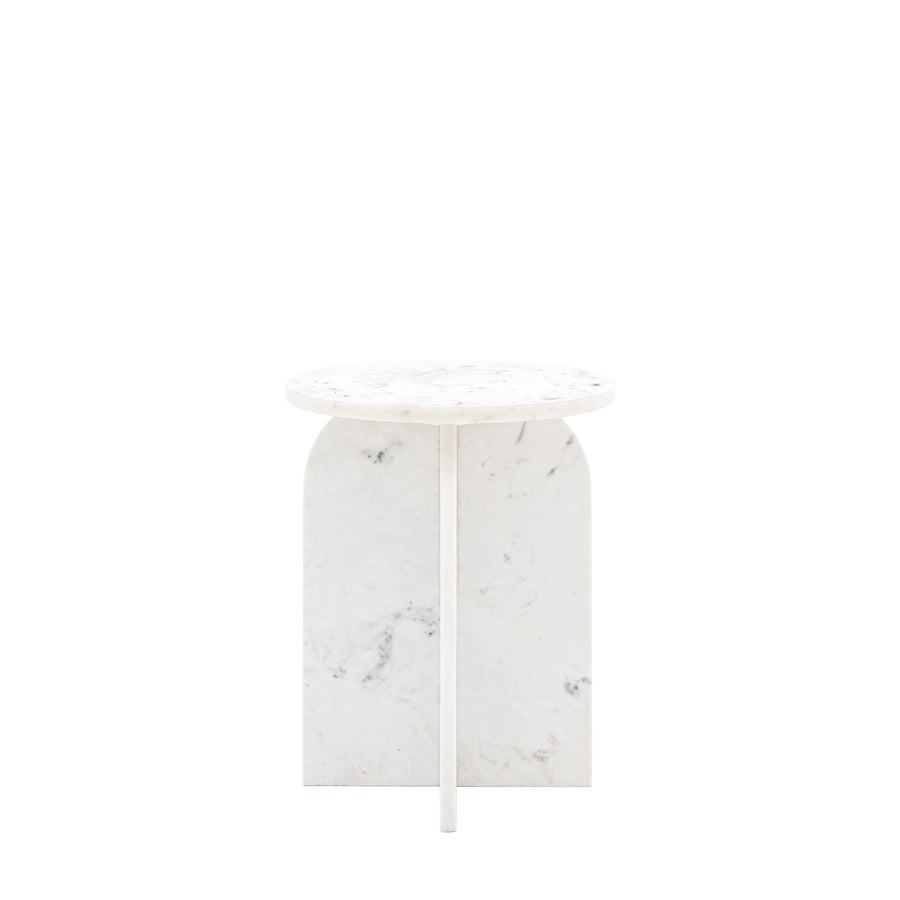 Amalfi Side Table White