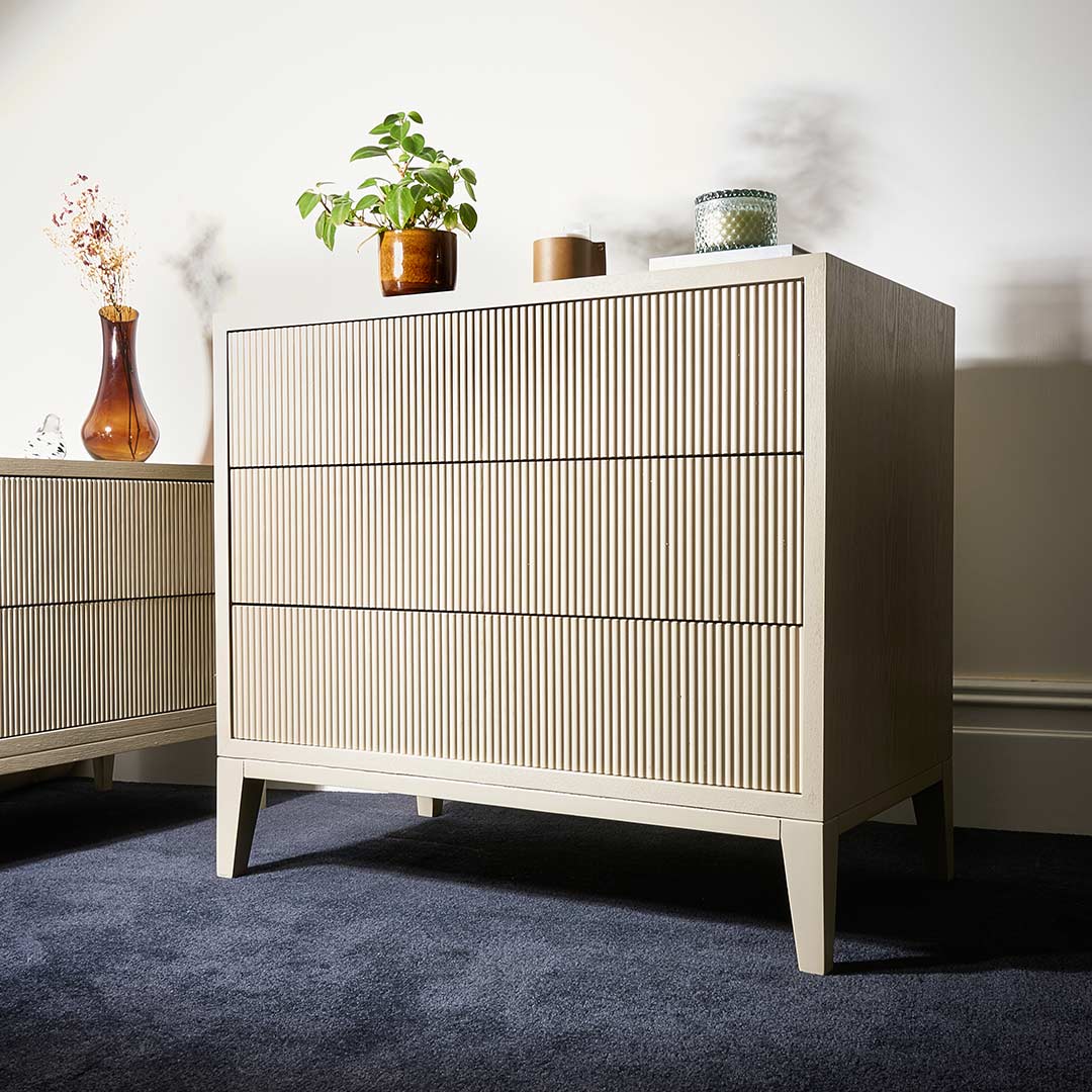 Amur Chest Of Drawers - Grey in ceramic grey — alternative angle