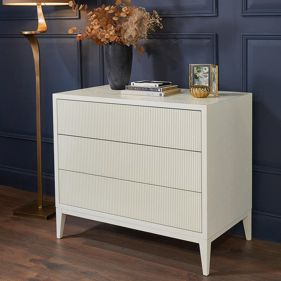 Amur Chest Of Drawers in white — detail