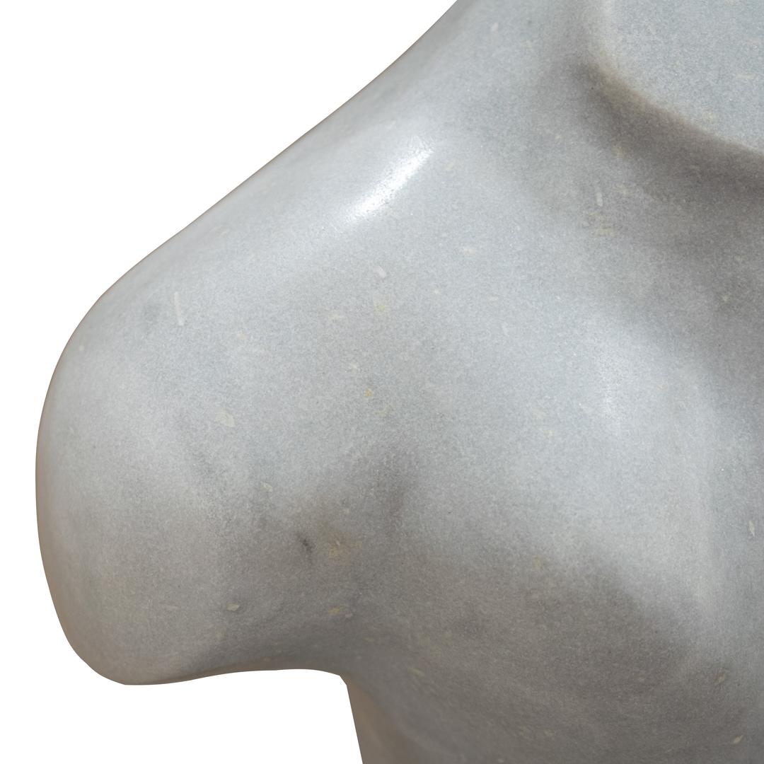 Angelis W18 Torso in polished white — alternative angle
