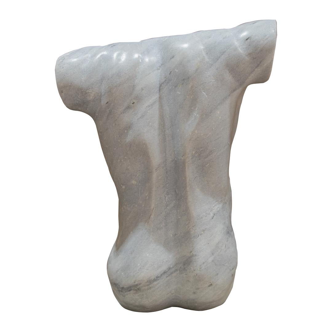Angelis W23 Torso in polished white — alternative angle