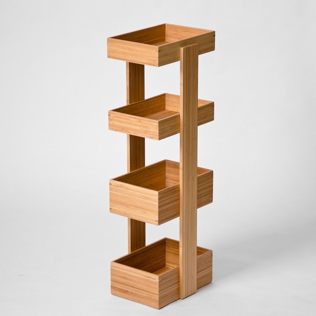 Arena 4 Tray Caddy - Bamboo