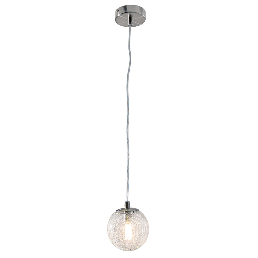 Armati Pendant Light in satin nickel — front view
