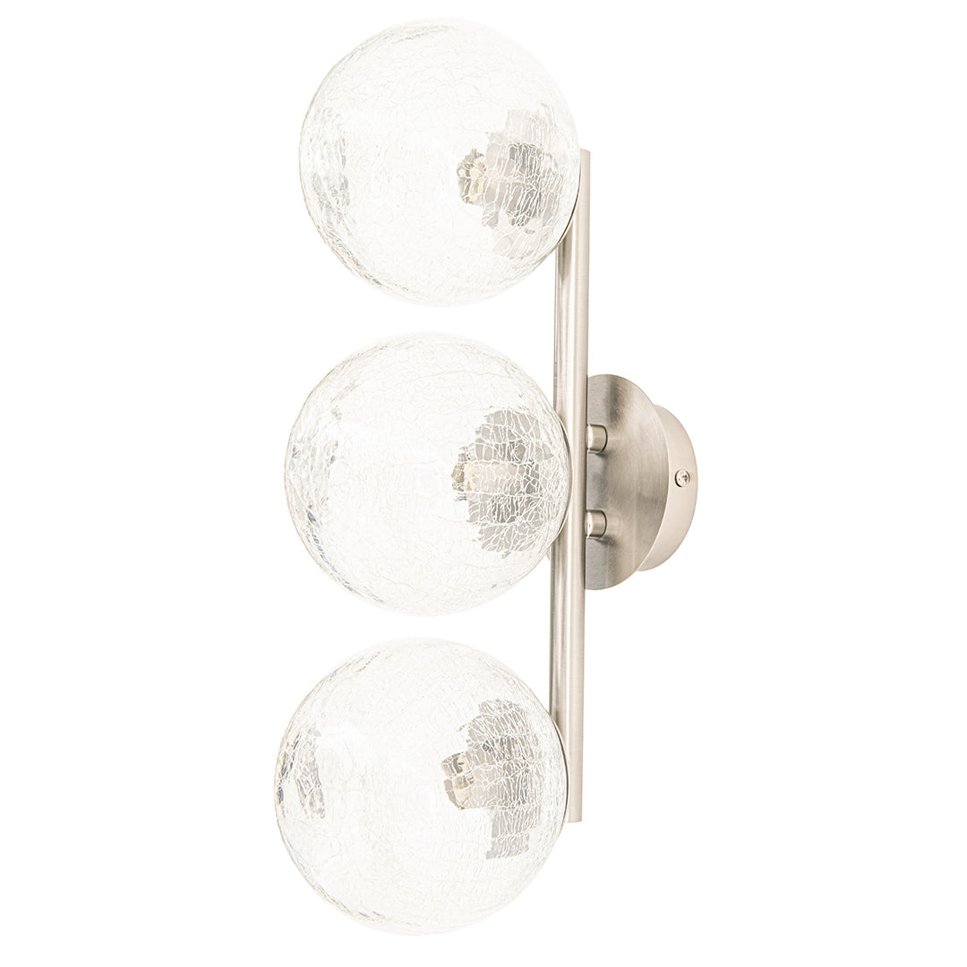 Armati Wall Lamp in satin nickel — alternative angle