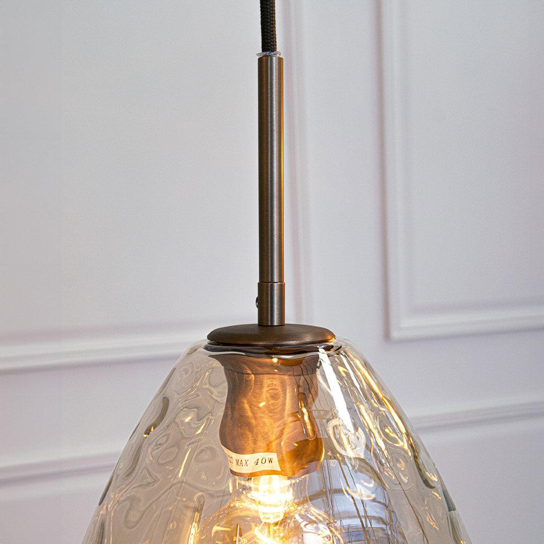 Astley Nine Pendant in Brushed Muted Bronze