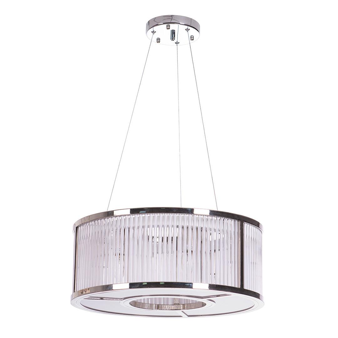 Aston Cylinder Nickel Pendant Light