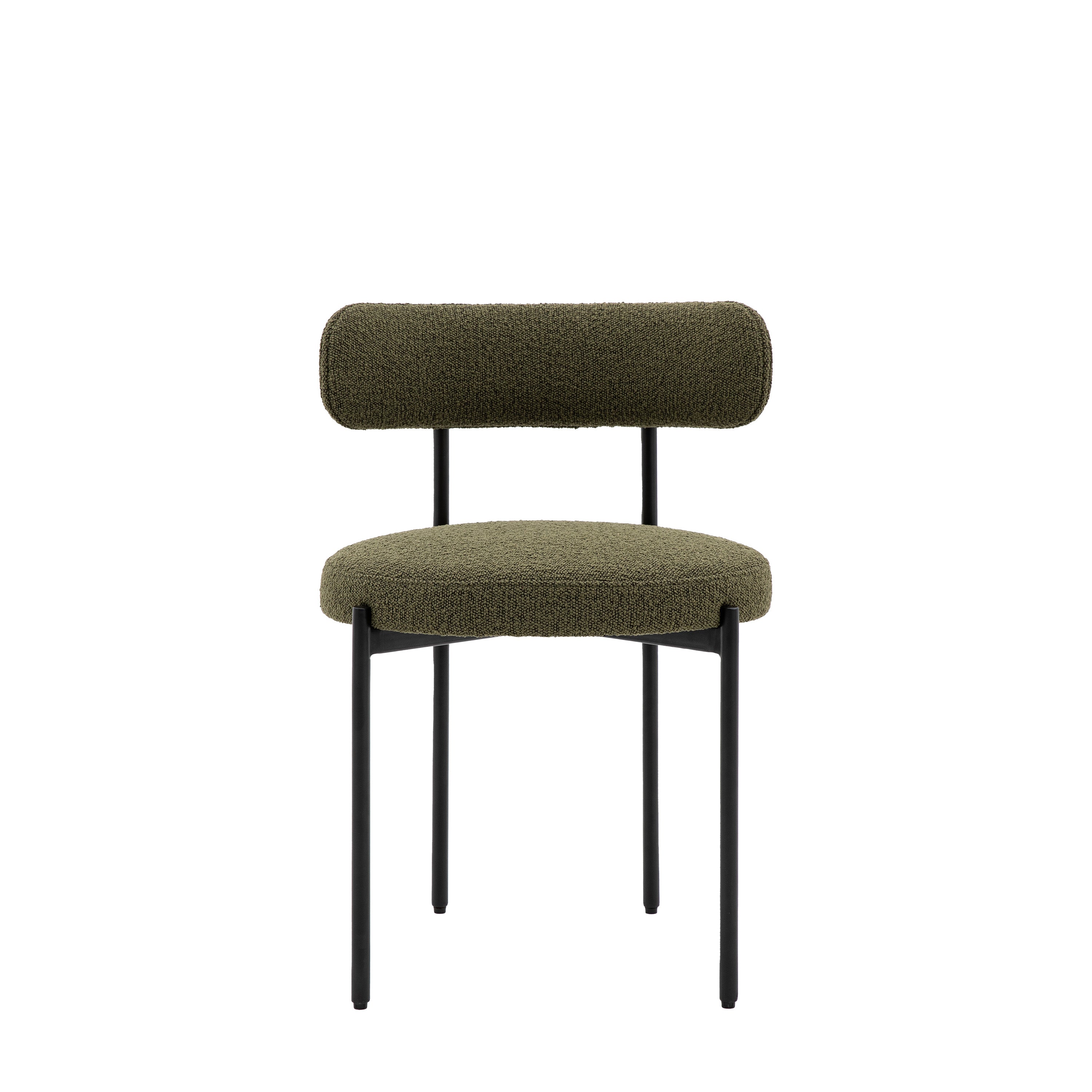 Aveley Dining Chair Green 2pk