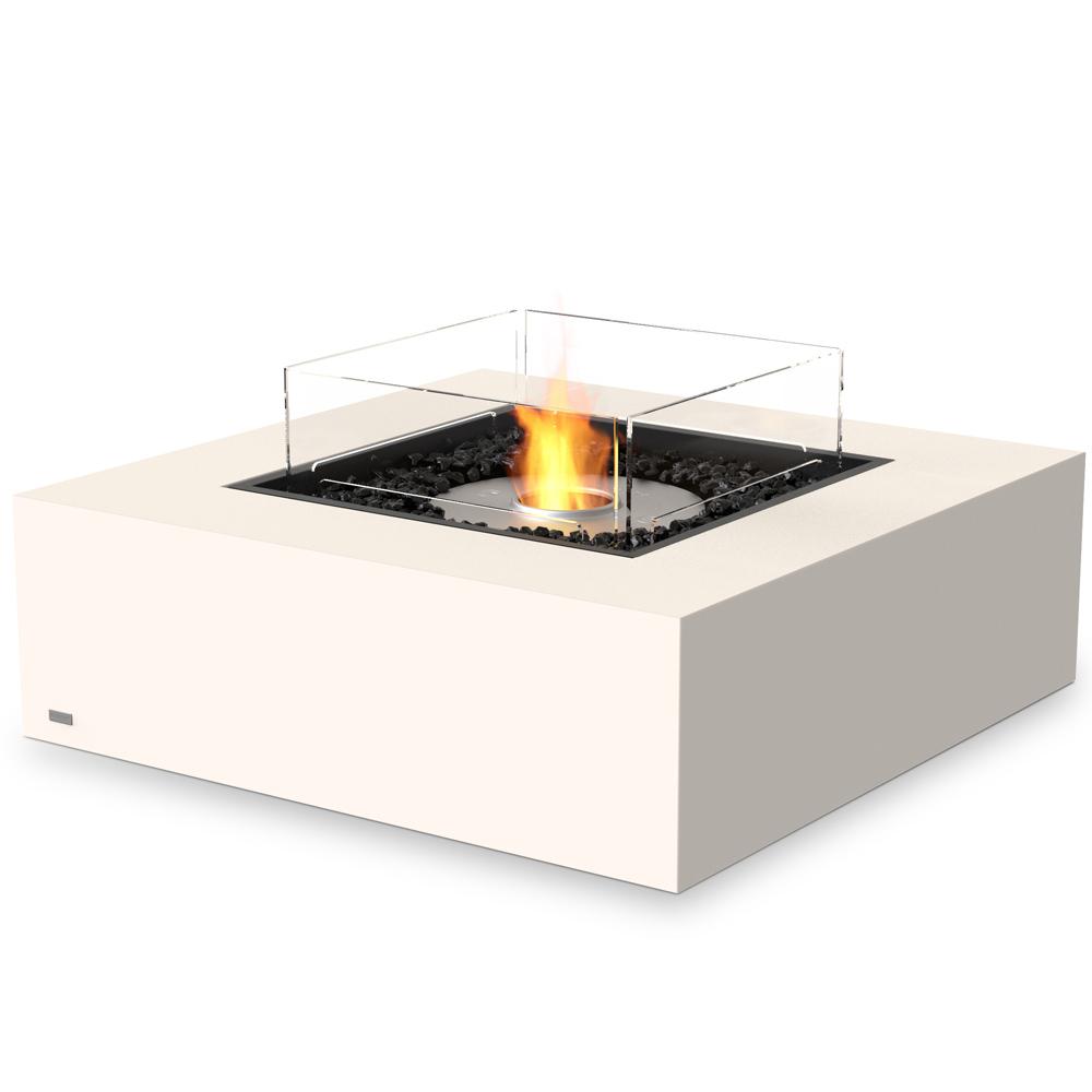 Base Bioethanol Fire Pit Table - Bone - EcoSmart Fire