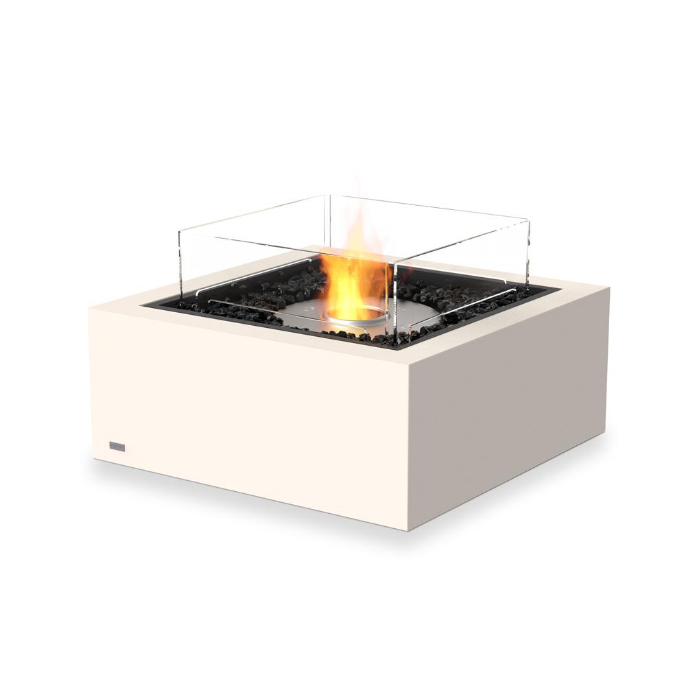 Base Bioethanol Fire Pit Table - Bone - EcoSmart Fire