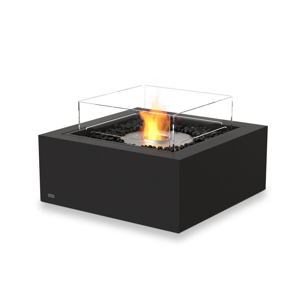 Base Bioethanol Fire Pit Table - Graphite - EcoSmart Fire