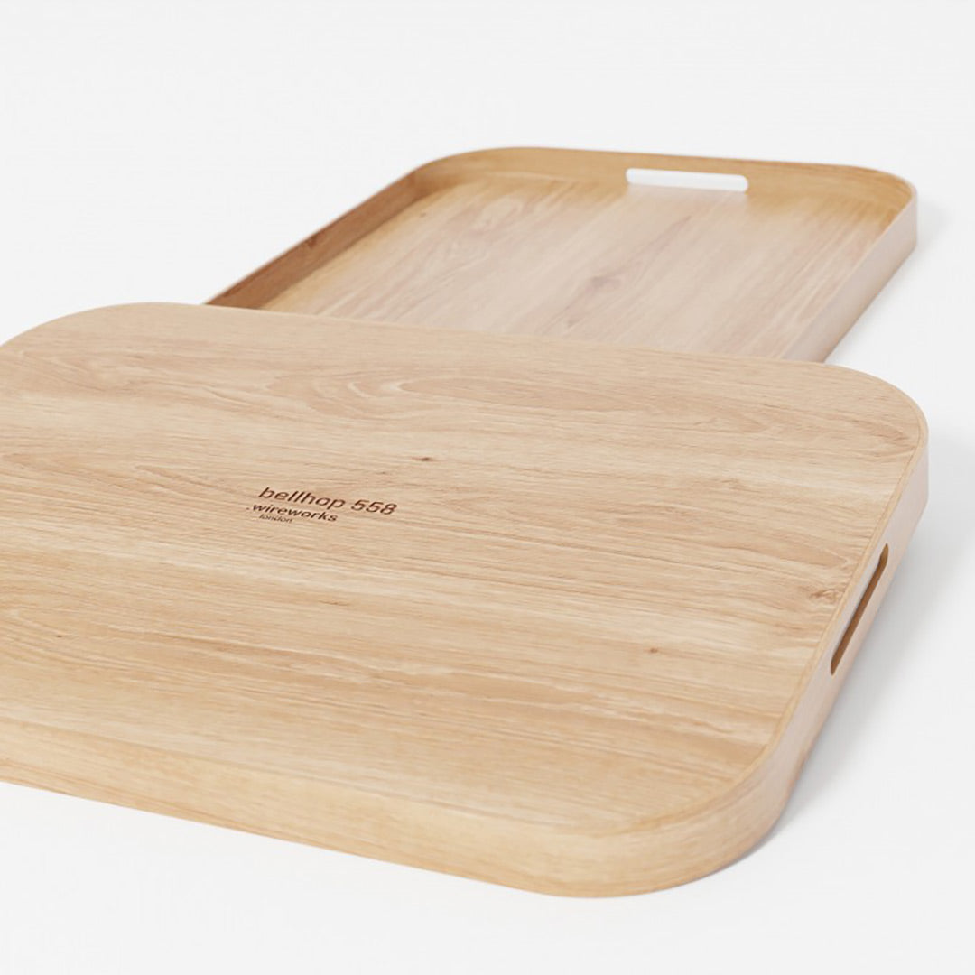 Bellhop 402 Rectangular Tray - Oak