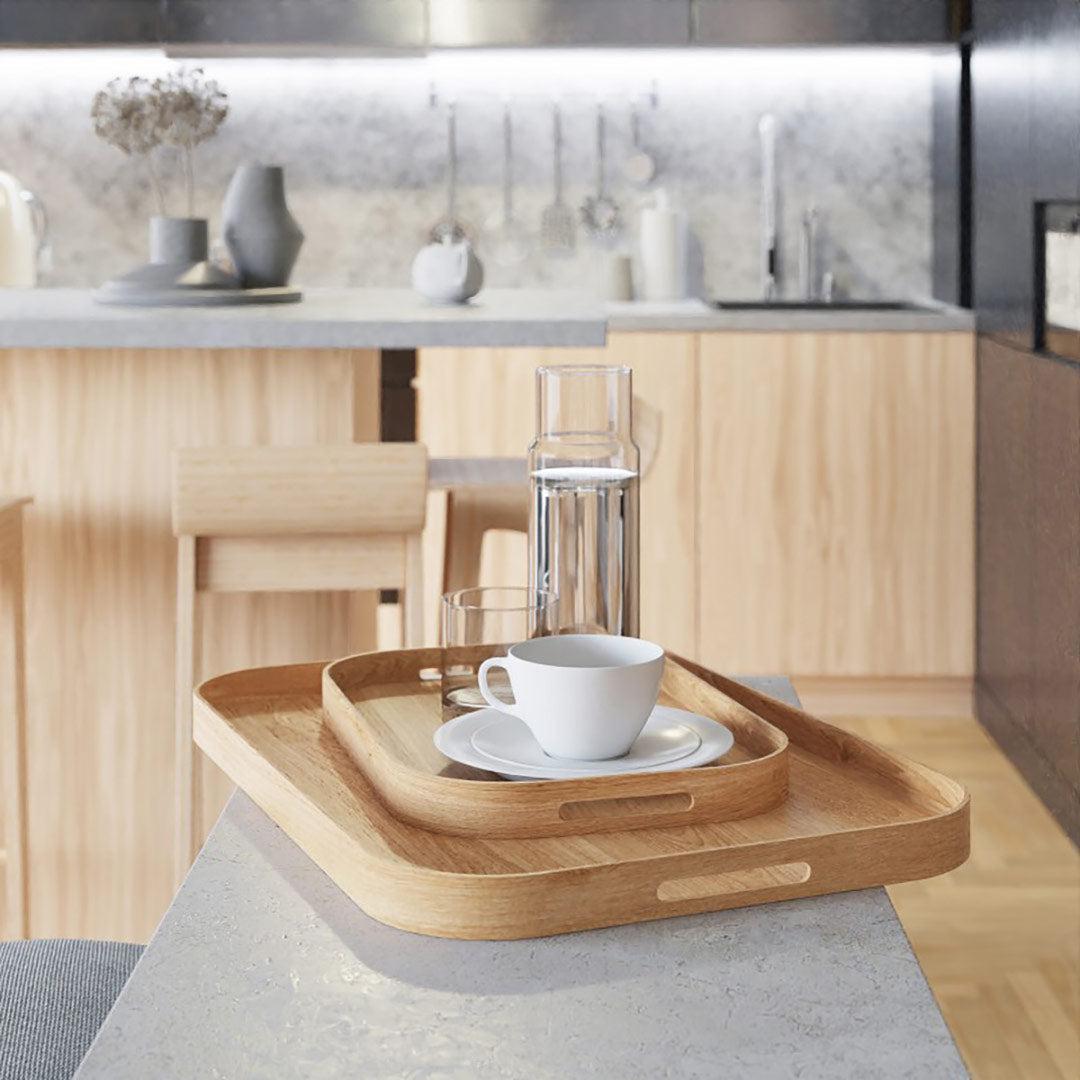 Bellhop 402 Rectangular Tray - Oak