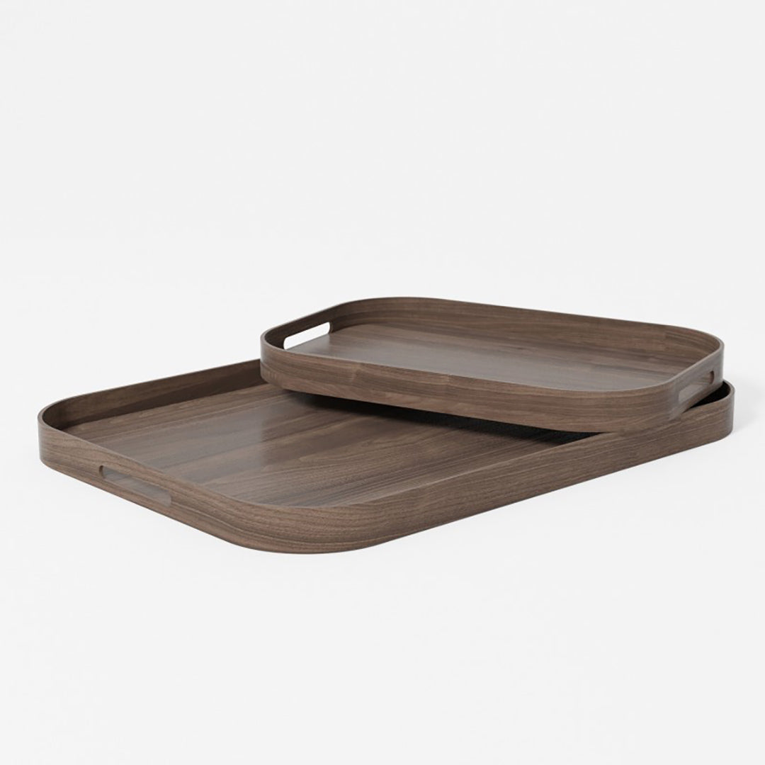 Bellhop 402 Rectangular Tray - Walnut