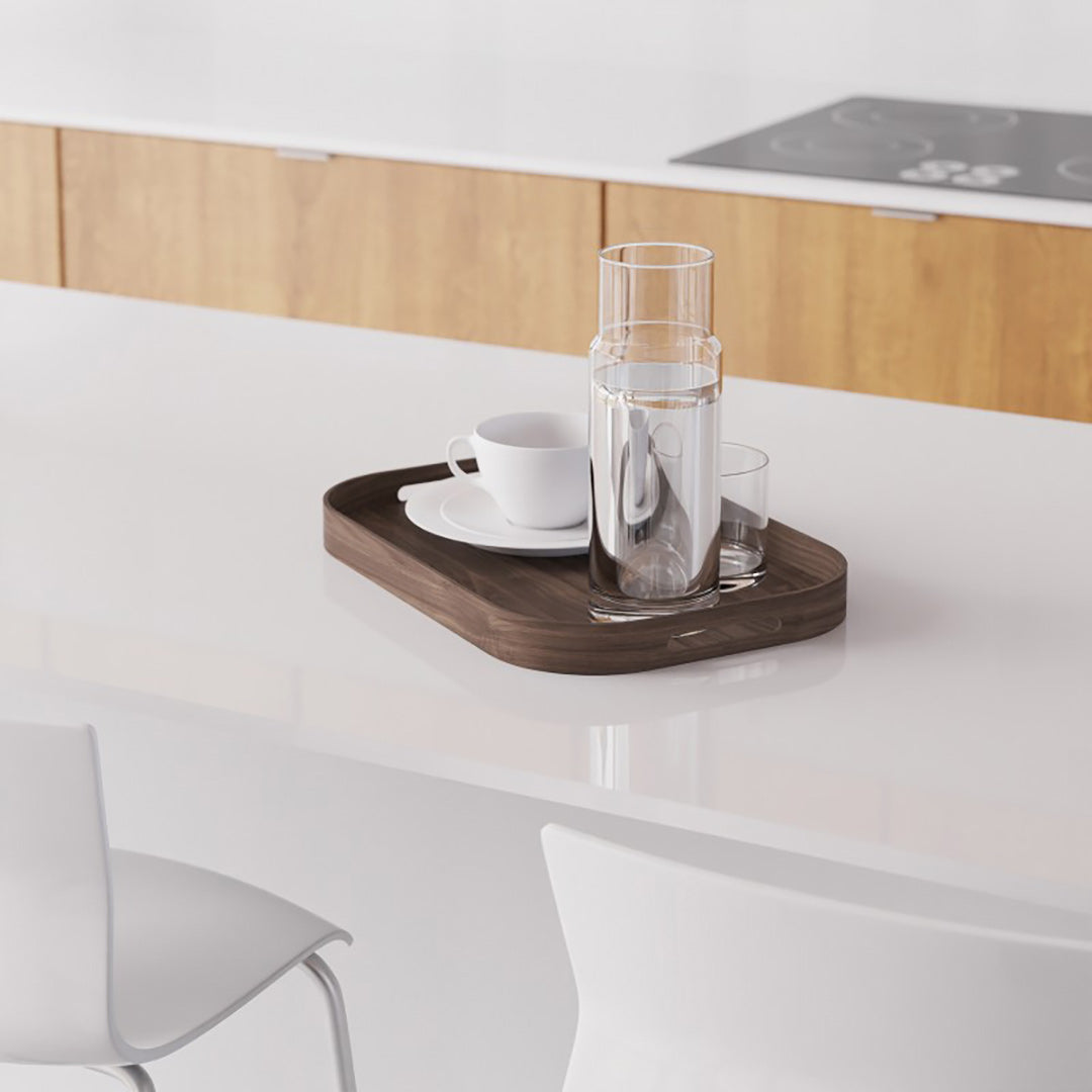 Bellhop 402 Rectangular Tray - Walnut