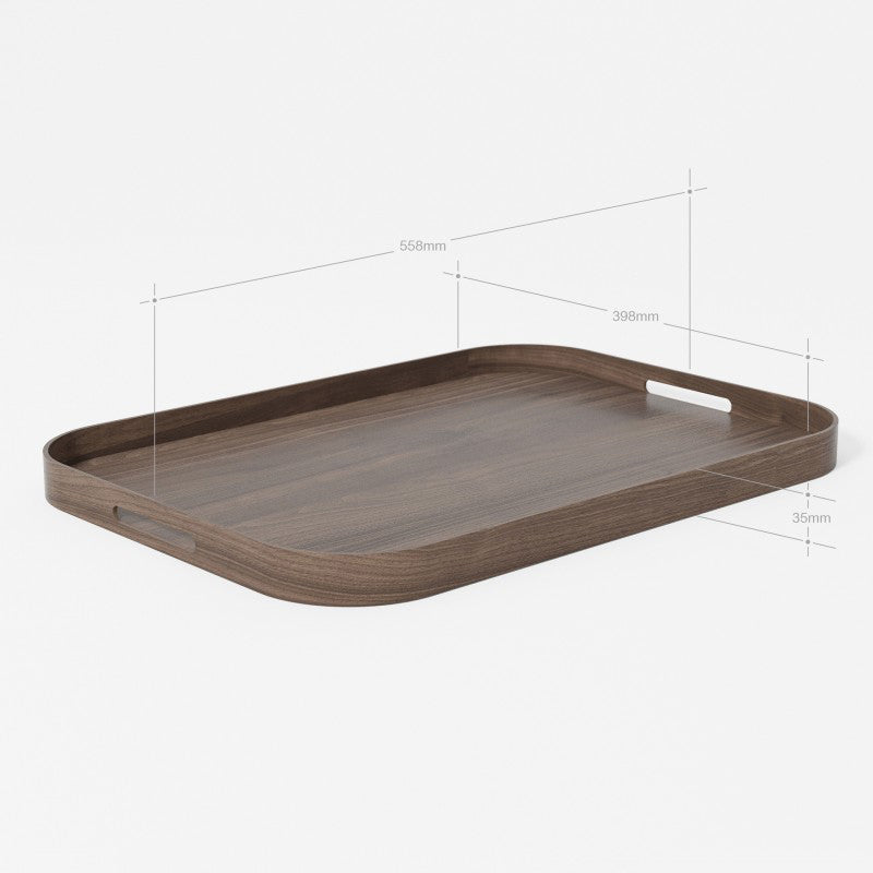 Bellhop 558 Rectangular Tray - Walnut