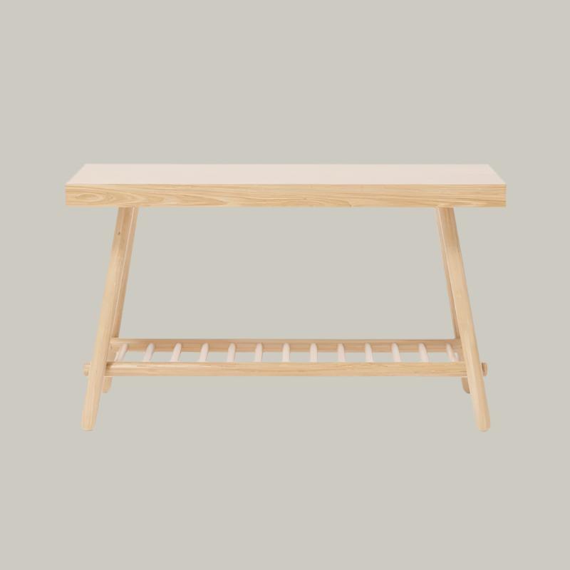 Bench 75 Seat with Storage - Natural Oak