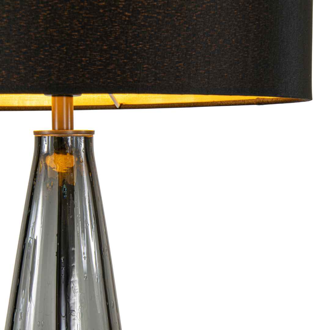 Berg Table Lamp in bronze and black — alternative angle