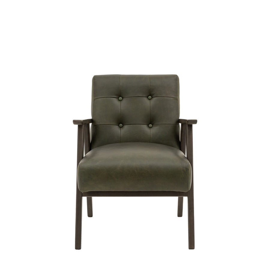 Blackhall Armchair Heritage Green Leather