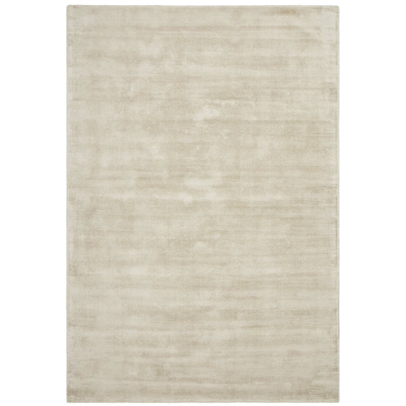 Blade Putty hand-woven viscose rug on white background