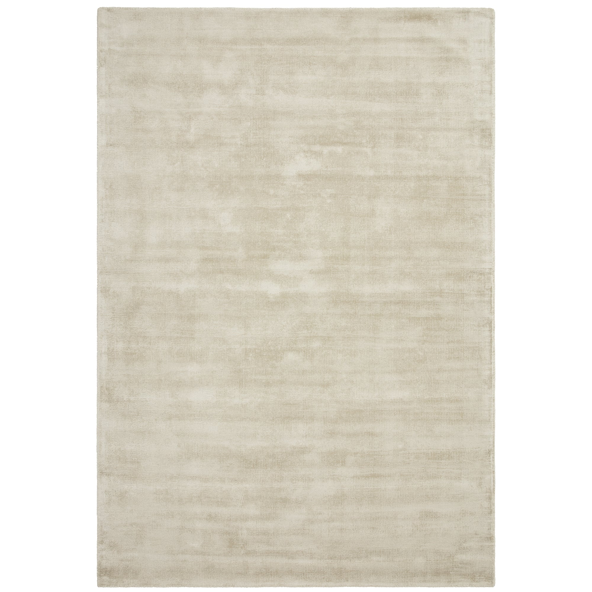 Blade Putty hand-woven viscose rug on white background