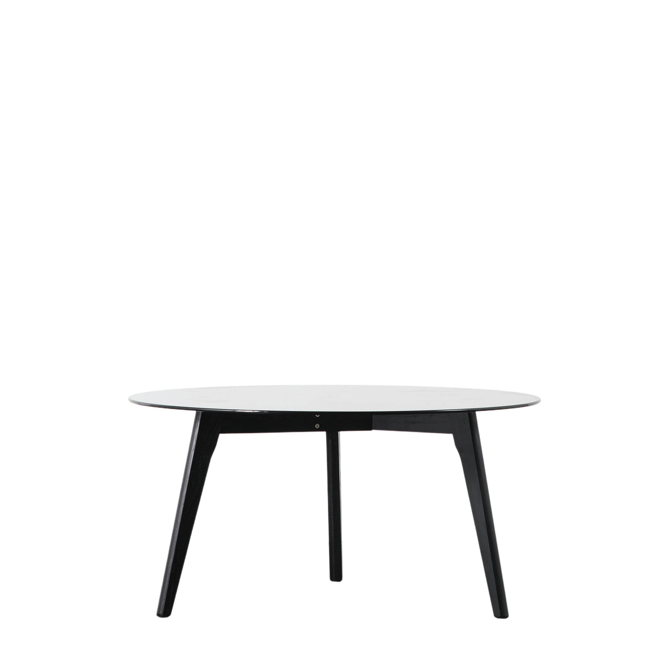 Blair Round Coffee Table Black 900x900x450mm