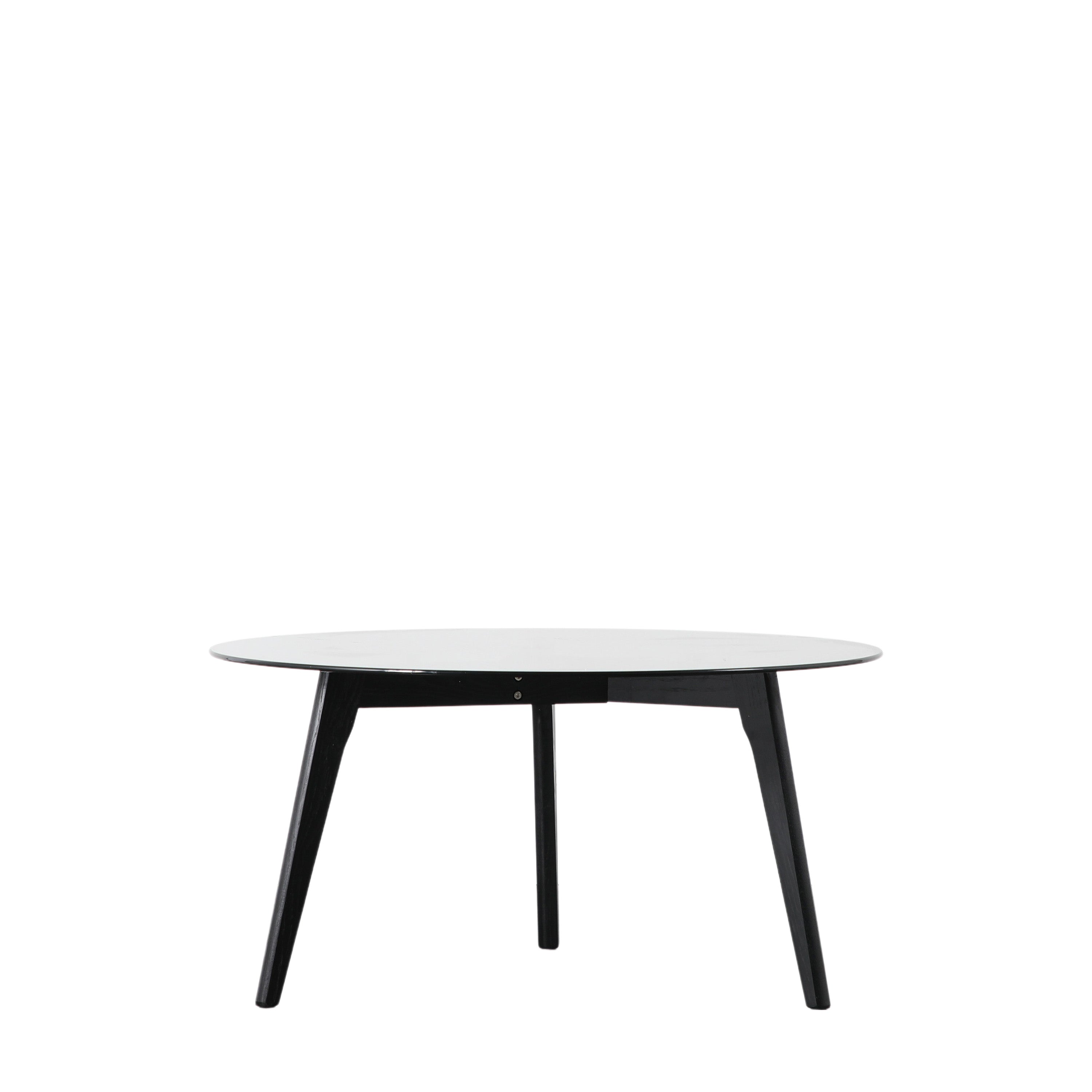 Blair Round Coffee Table Black 900x900x450mm