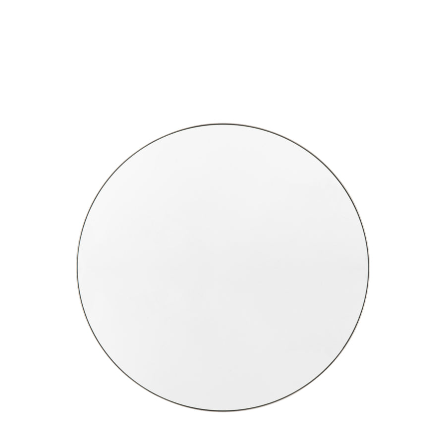 Bowie Round Mirror Silver