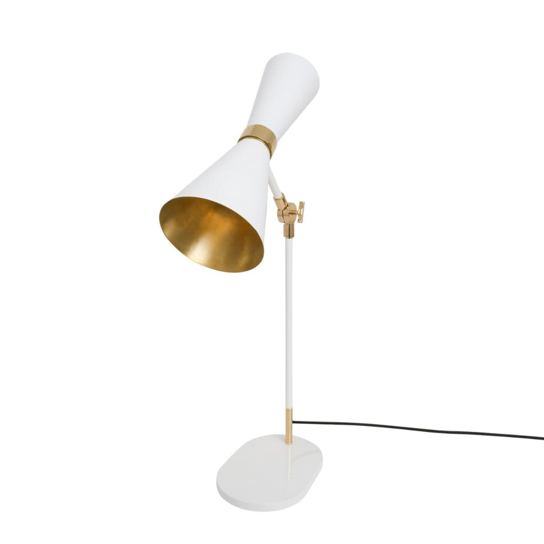 Cairo Mid-Century Brass Table Lamp