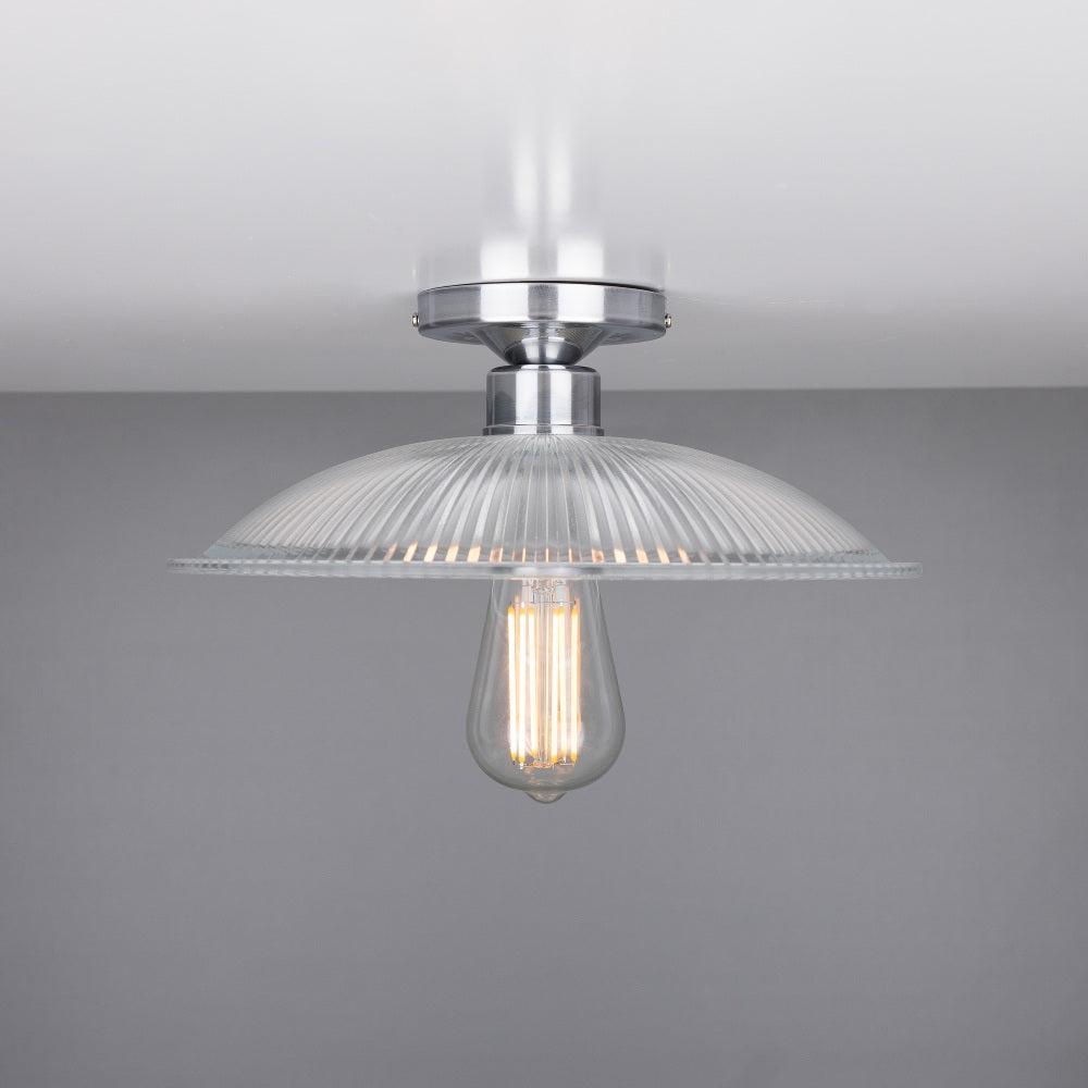 Calix Holophane Flush Ceiling Light - Mullan Lighting