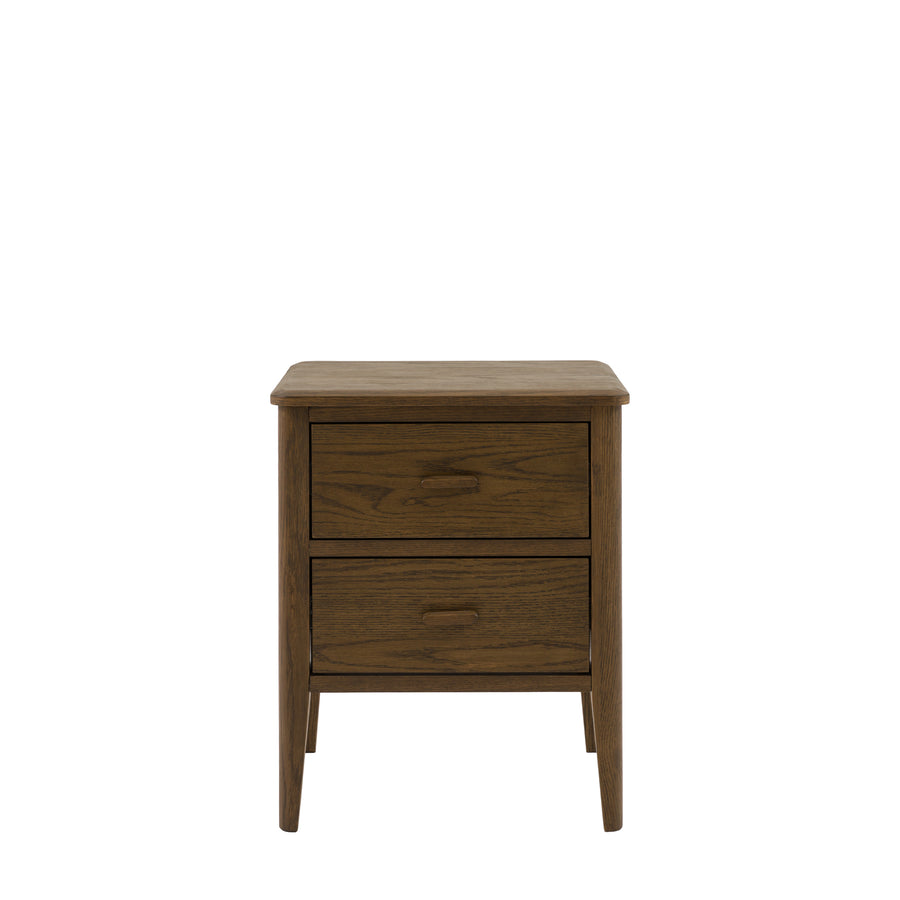 Camden 2 Drawer Bedside Walnut
