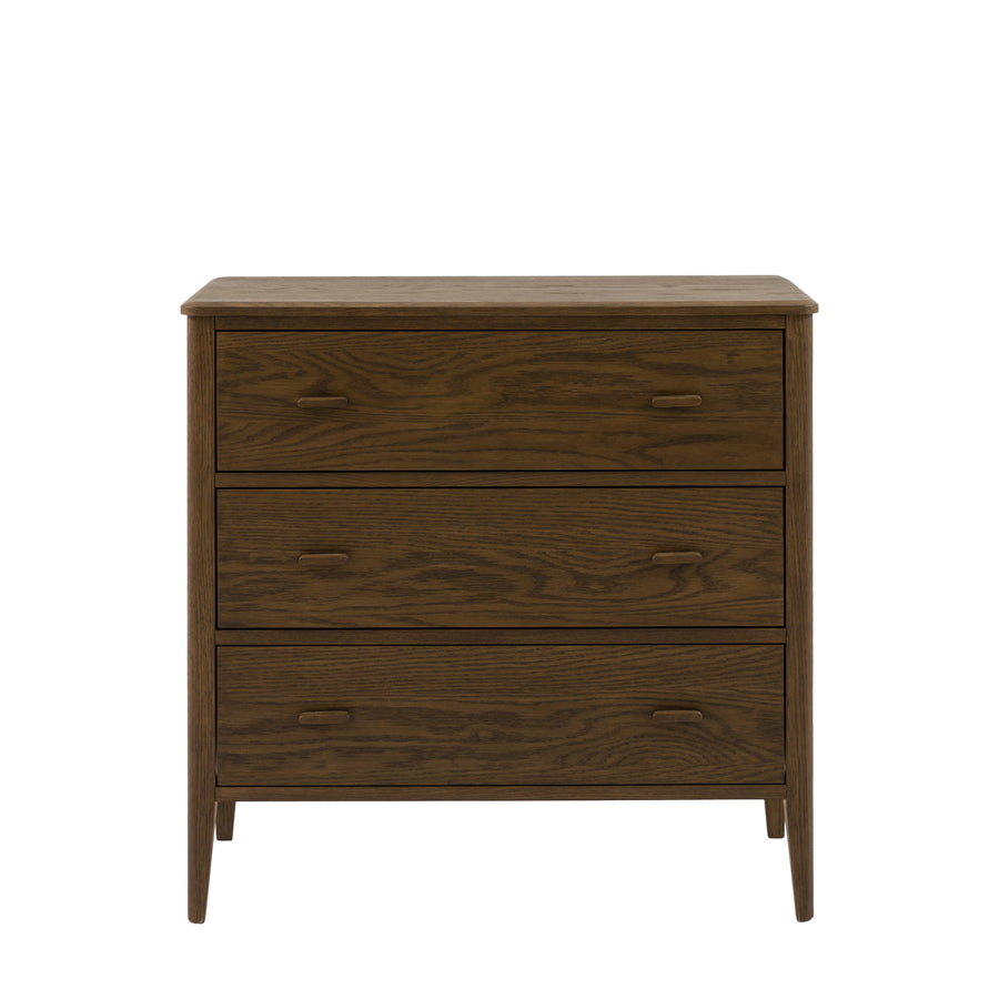 Camden 3 Drawer Chest Walnut