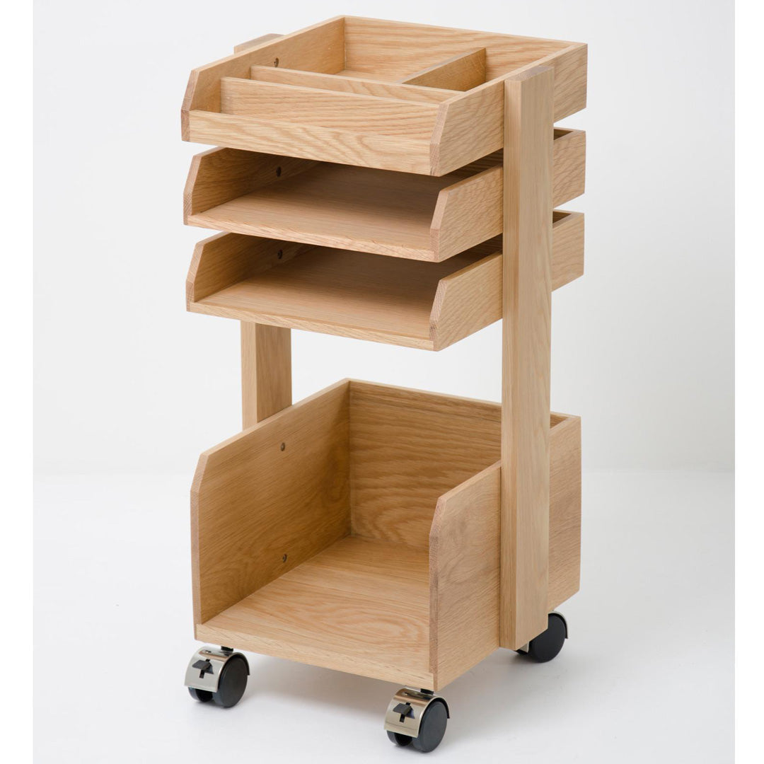 Casper Roller Workspace Organiser - Natural Oak