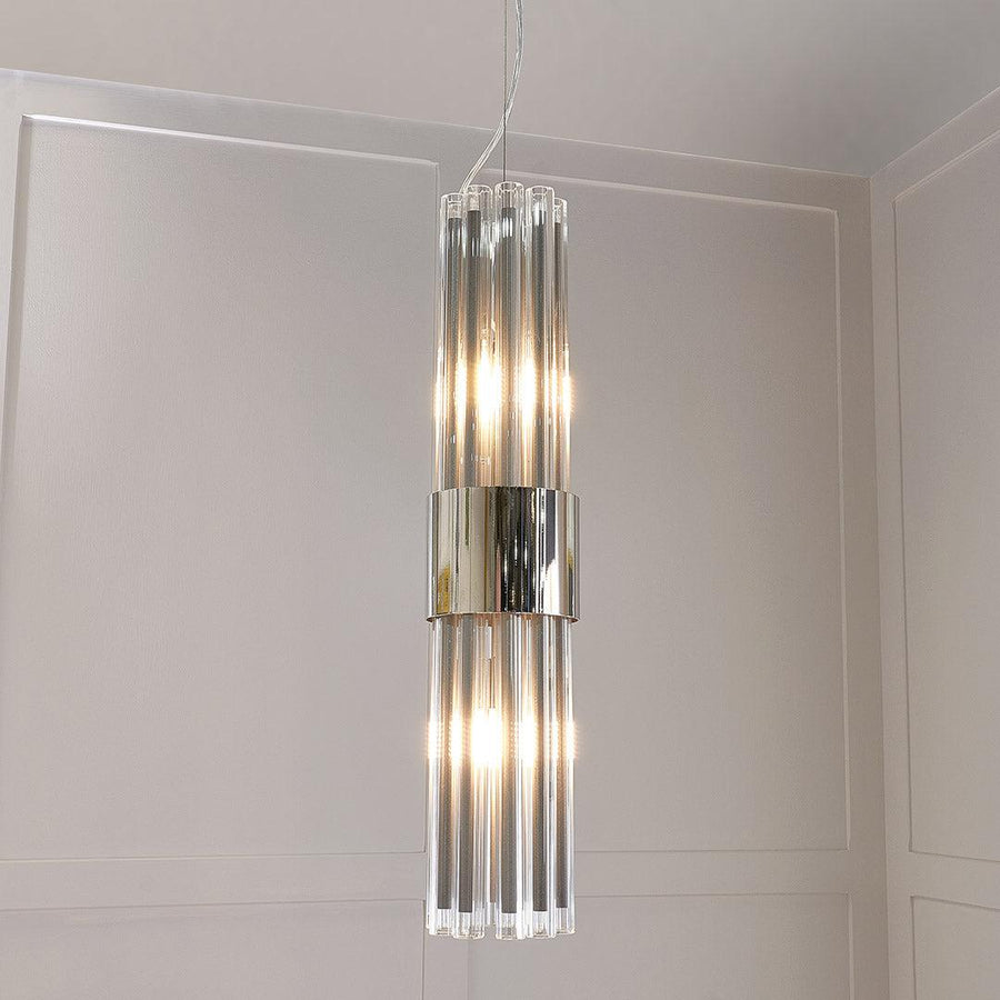 Colmar Pendant Light - Nickel in polished nickel — detail
