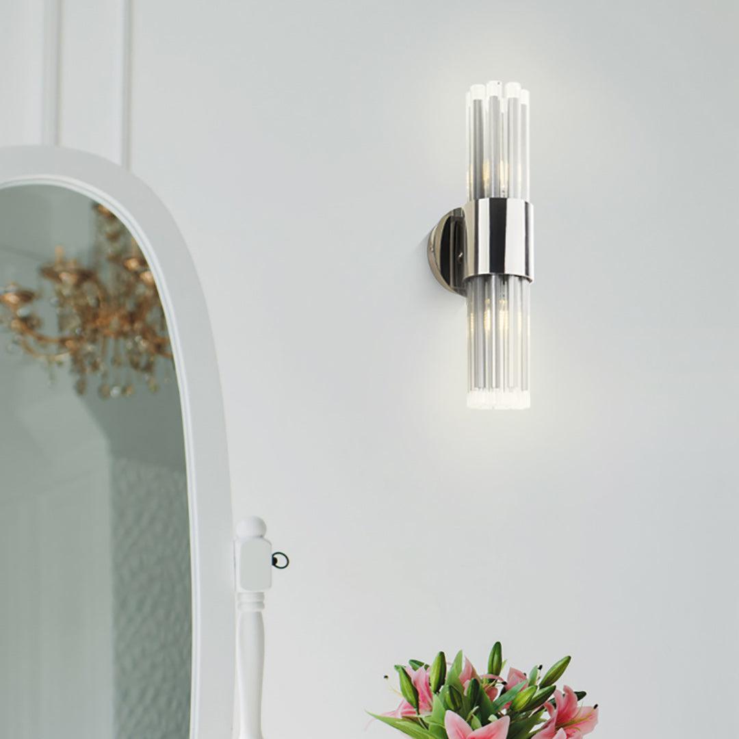 Colmar Wall Light Nickel in polished nickel — alternative angle