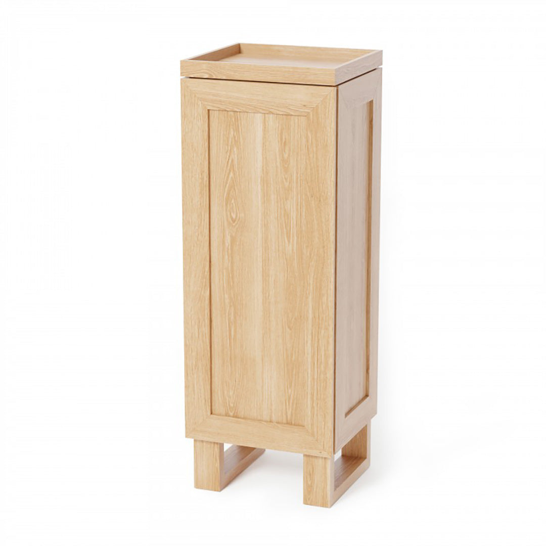 Cosmos Tallboy Bathroom Cabinet - Natural Oak