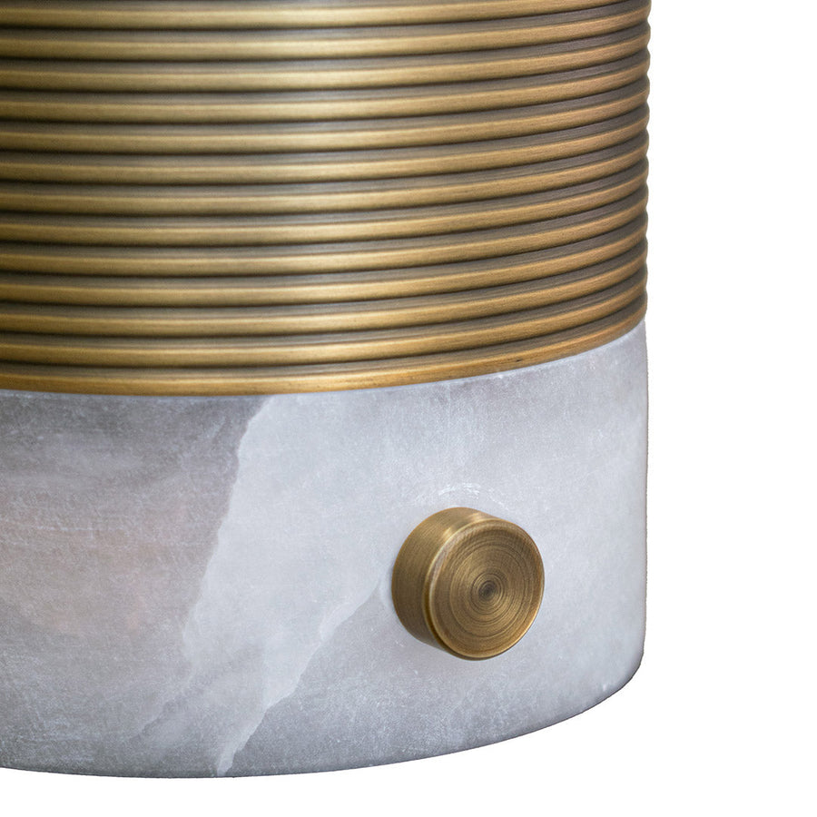 Daniel Dimmable Table Lamp in brushed brass — detail