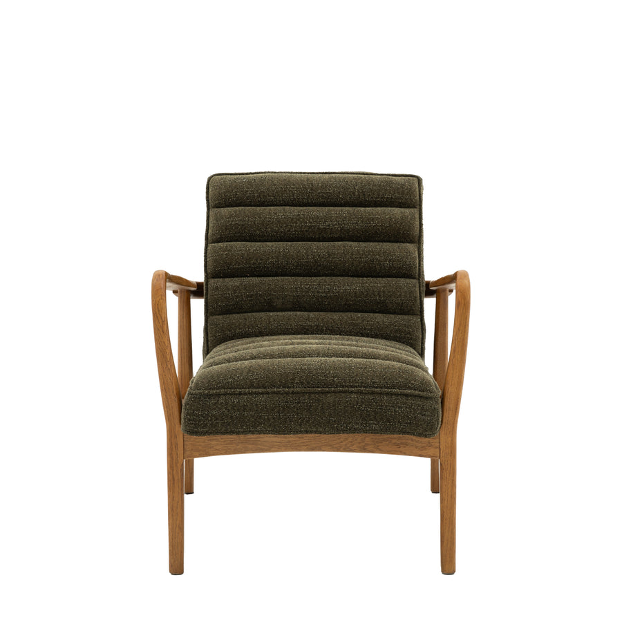 Datsun Armchair Green Boucle