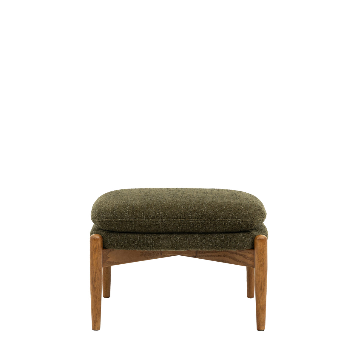 Datsun Footstool Green Boucle