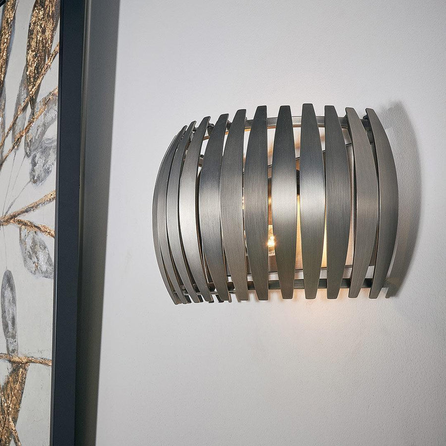 Dean Wall Light - in antique brass — alternative angle