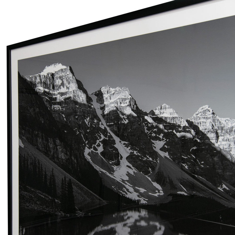 Defries Canvas in printed black and white — detail