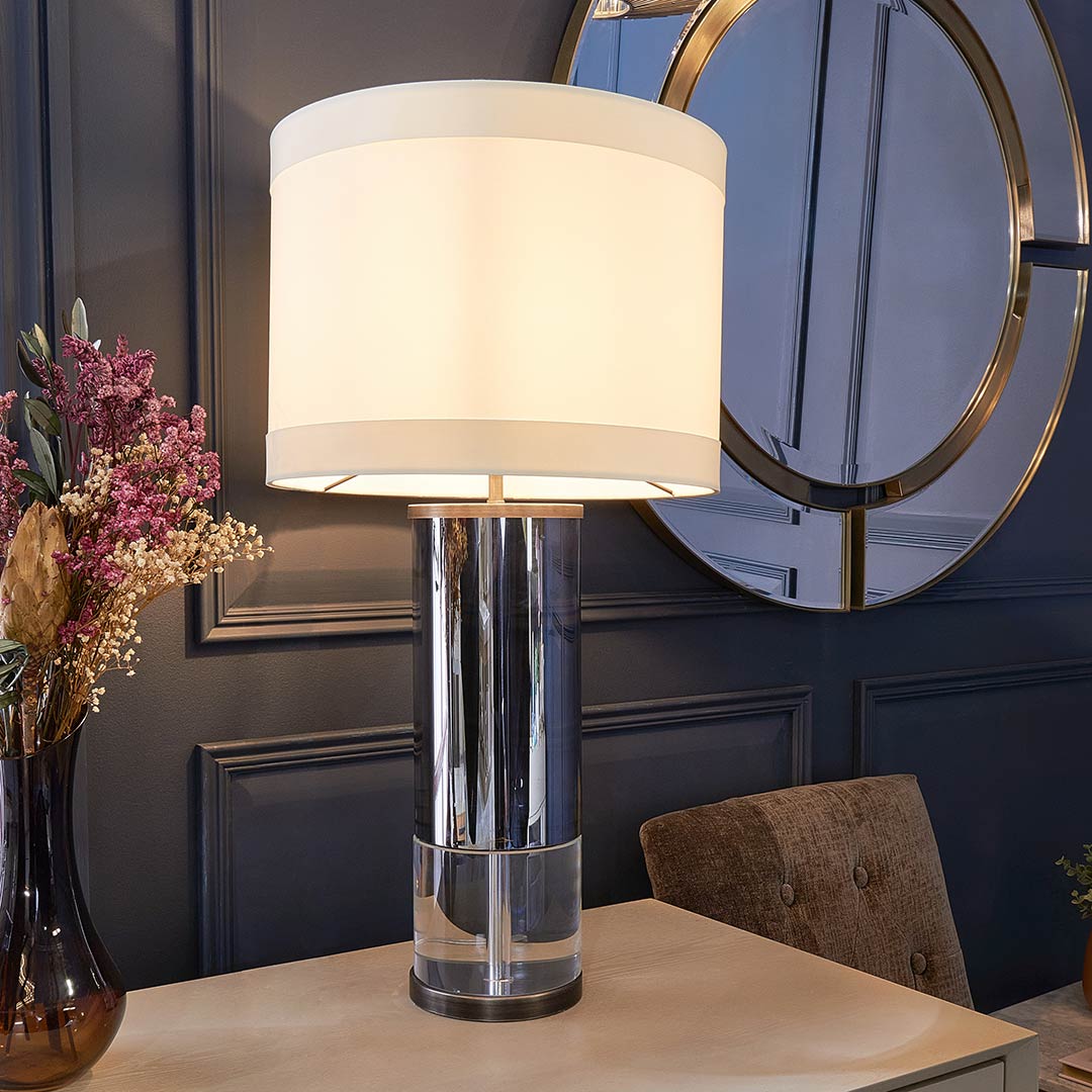 Demetre Table Lamp in a styled interior