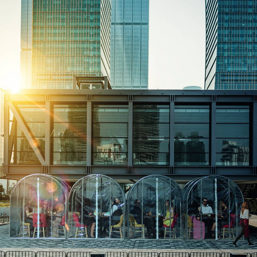 Downtown Weatherproof Garden Dining Pod