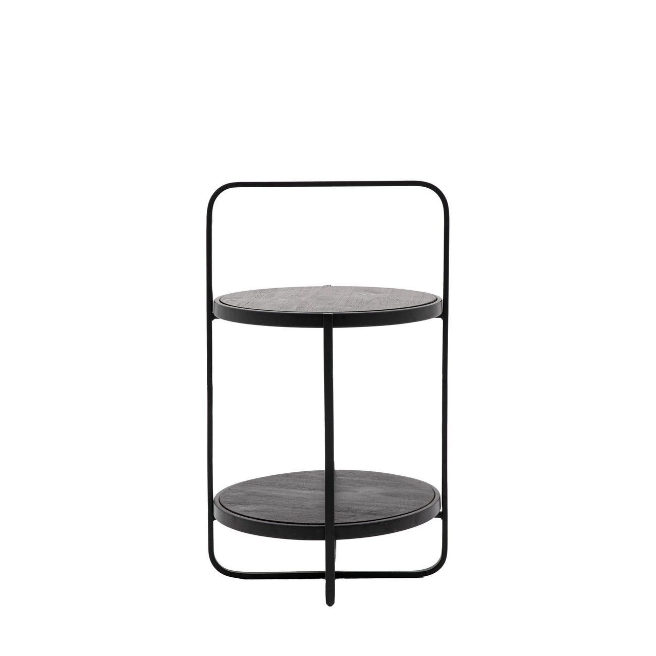 Dunley Side Table Black 425x425x720mm