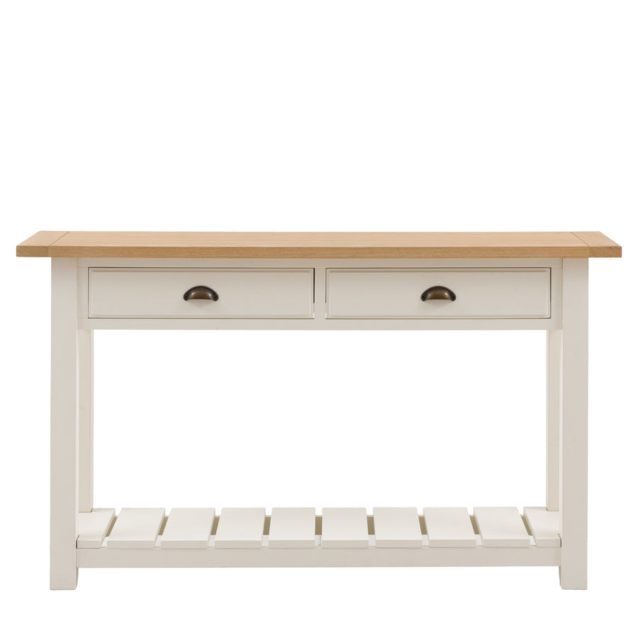 Eton 2 Drawer Console White