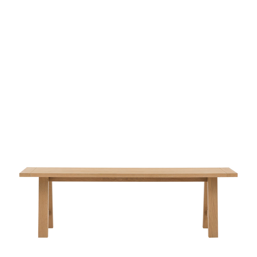 Eton Trestle Dining Bench Natural