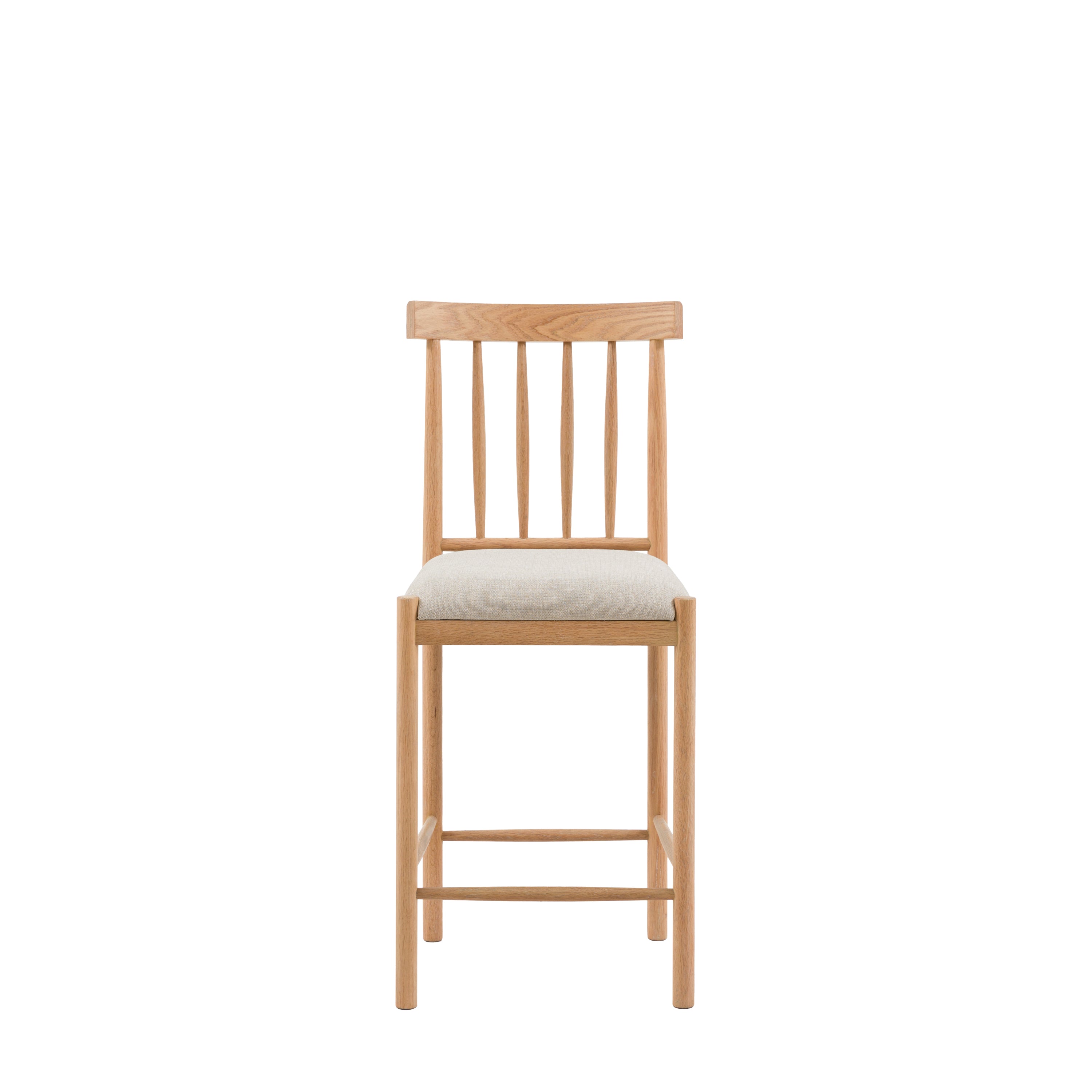 Eton Upholstered Bar Stool Natural 2pk