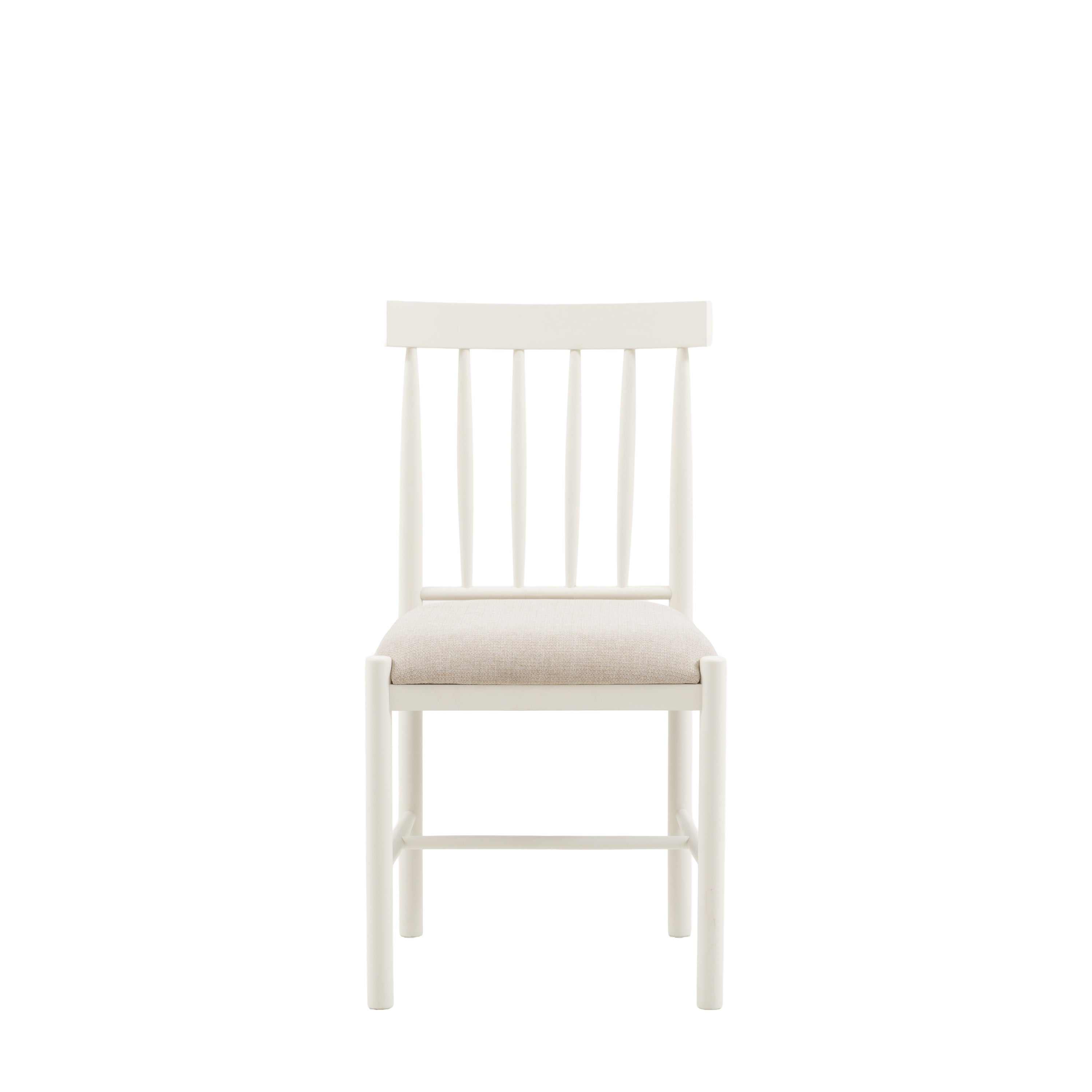 Eton Upholstered Dining Chair White — Set of 2