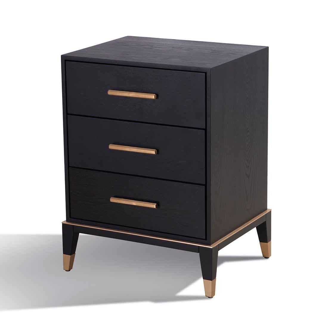 Evan 3 Drawer Side Table