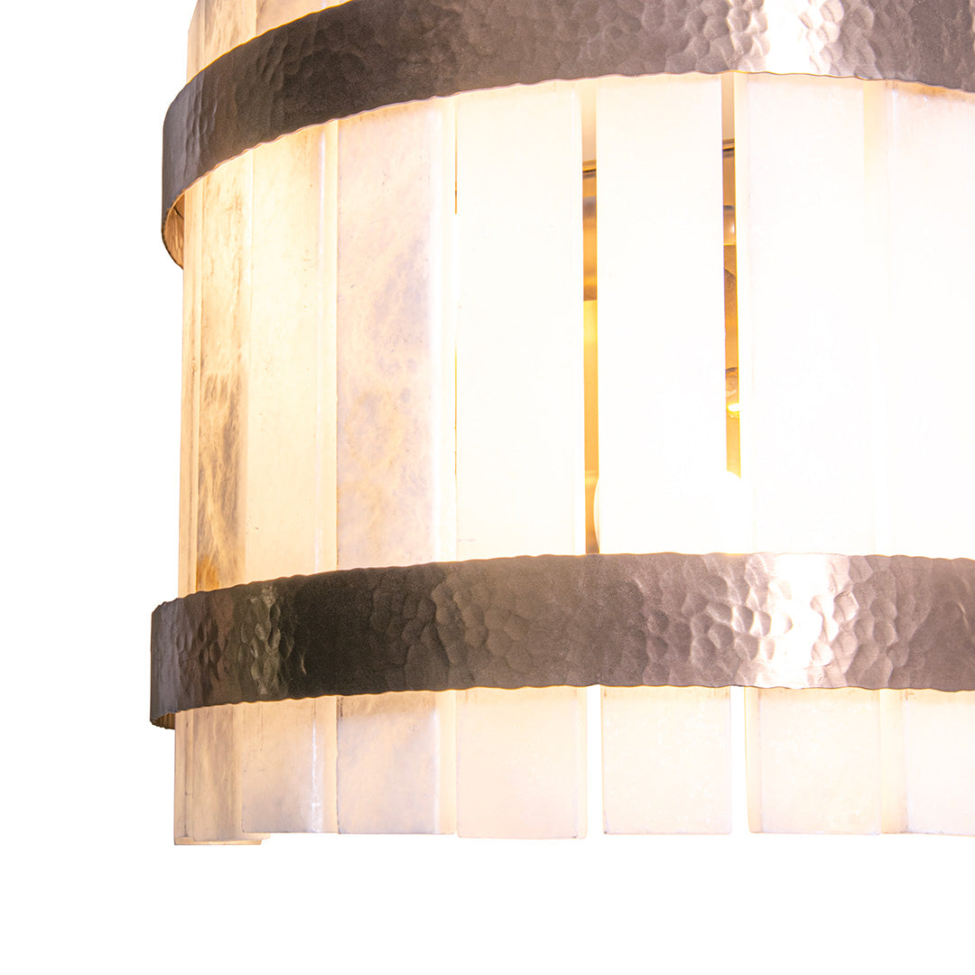 Farini Wall Lamp in bronze and white — alternative angle