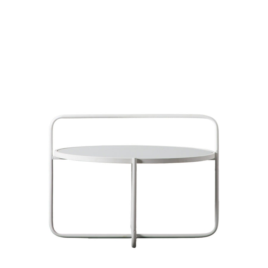 Fawley Coffee Table White 650x650x500mm